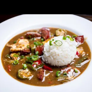 Our famous gumbo!