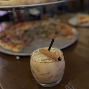 Holiday Special Drink- Basic Witch- 450 N Vodka, Homemade Pumpkin Butter, Cinnamon Maple Syrup, Heavy Whipping Cream, Cinnamon Sugar Rim