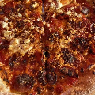 Hot Honey Pepperoni Pizza