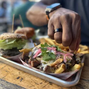 food, burgers