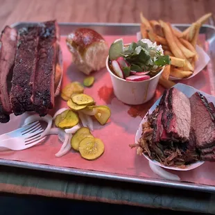 #2 Choose Two Meats and Pork Spare Ribs