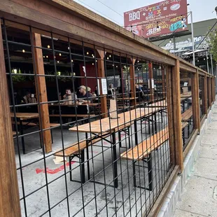 Outdoor seating
