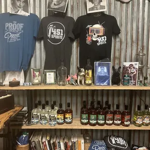 The shop has a punk rock feel.