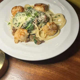 Scallop Carbonara