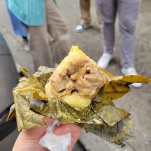 Mushroom sticky rice