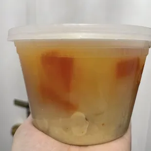 Papaya &amp; Fungee Sweet Congee