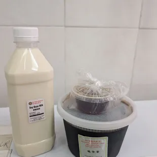 Soy Bean Milk, Herbal Jelly