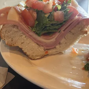 Half of the Italian SubToasted. I could only eat half. It&apos;s sooo good!!