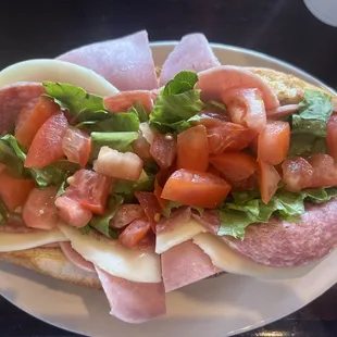 Top view of Italian Sub Toasted. Amazing!