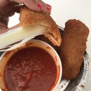 Fried mozzarella