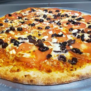 Greek pizza