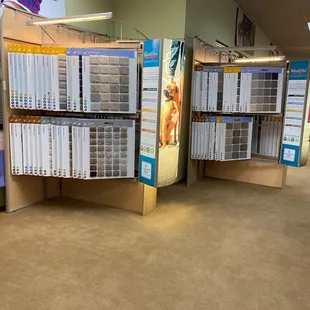 carpeting in a store