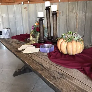 October wedding