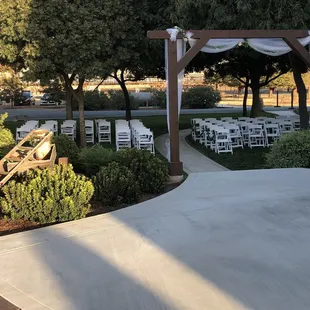 Outdoor venue for weddings or general gatherings.