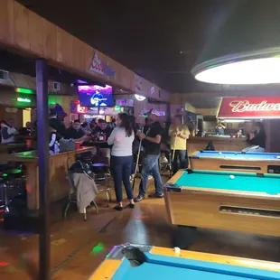 billiards and pool tables