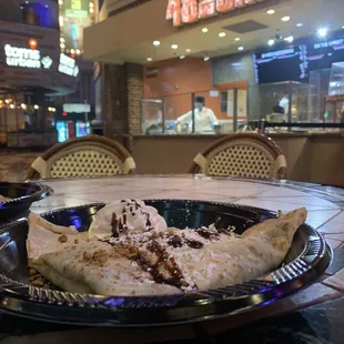Nutella Banana Crepe