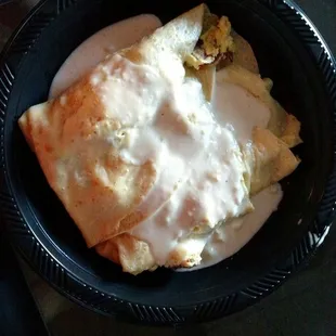 Bacon and Egg Crepe