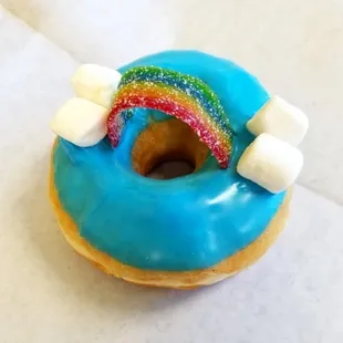 Rainbow donut