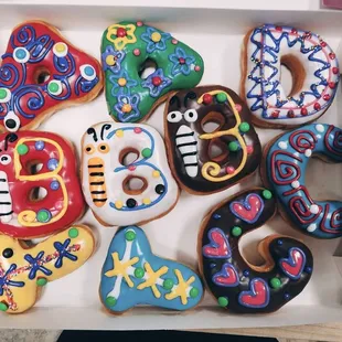 donuts, food, dough desserts