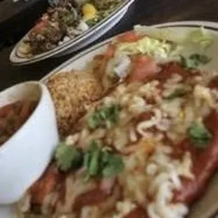 Old-Fashion Style Enchiladas.