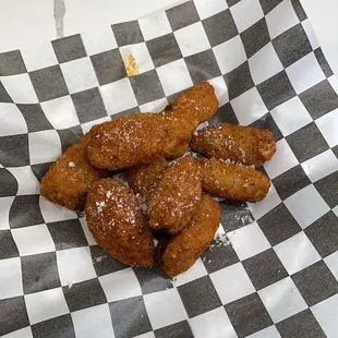 chicken wings and fried chicken, food