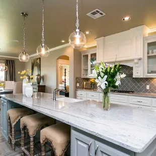 interior kitchen with bar