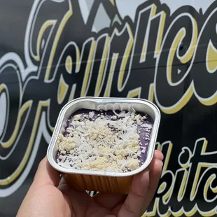 Ube Flan de Queso