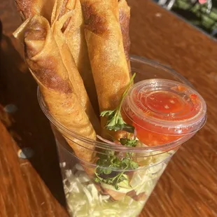 Lumpia in a cup