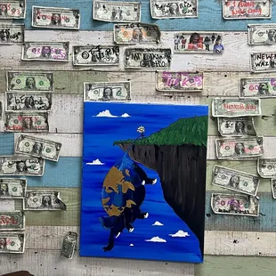 Wall of Art and dollars
