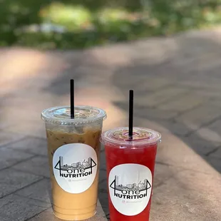 Vanilla latte and gummy bear energizing tea