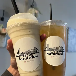 Key Lime Pie Shake, Mango Breeze Lifted Tea