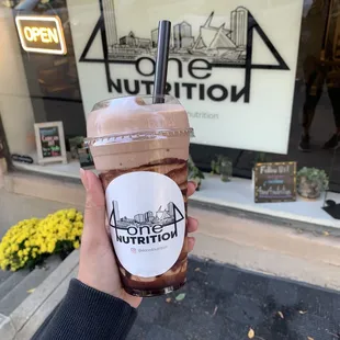 Brownie Batter! So yummy. Not too sweet!