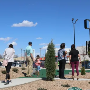 Players on the course.