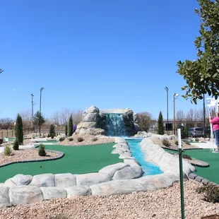 Waterfall at 4RKids Mini Golf
