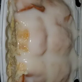 Buns with coconut cream