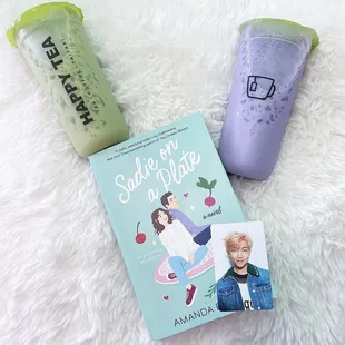 a book and a cup of tea