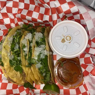 Birria tacos