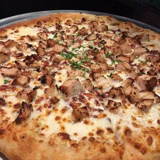 Chicken Alfredo Pizza