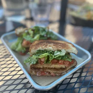 My BLT Sandwich + Chicken Patty 10/10