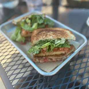 BLT Sandwich + Chicken Patty