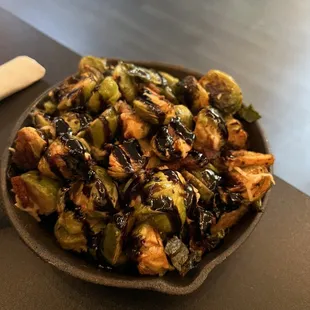 Vegan Roasted Brussels Sprouts