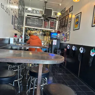 The front counter
