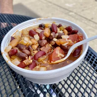 3 Bean Chili, Vegan, Cup 8oz
