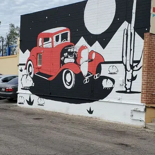 Found a cool mural. And Fathers day gift.  Yay