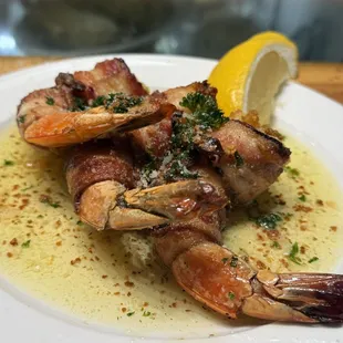 Bacon Wrapped Stuffed Shrimp