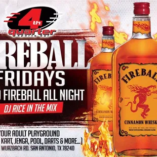 three bottles of fireball