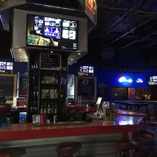 Main bar and 2nd bar.
