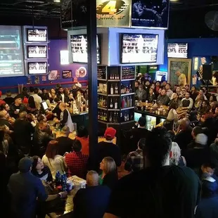 a large crowd of people