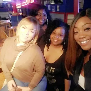 My girls and me taking in Sunday Funday