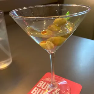 Love when I can get a proper dirty vodka martini!